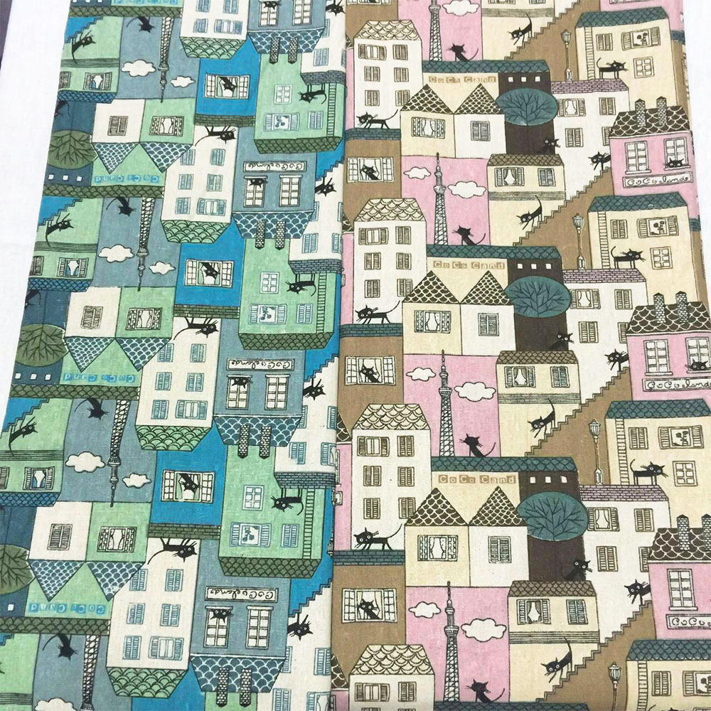 Textile And Sewing Materials - Nordic Small House Series Vintage Patchwork