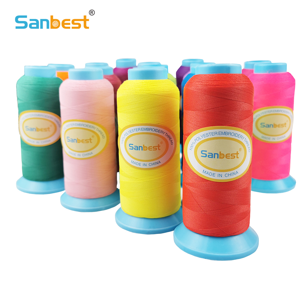 Serger Thread Cone - Sanbest Matt Embroidery Thread 3000M 120D/2