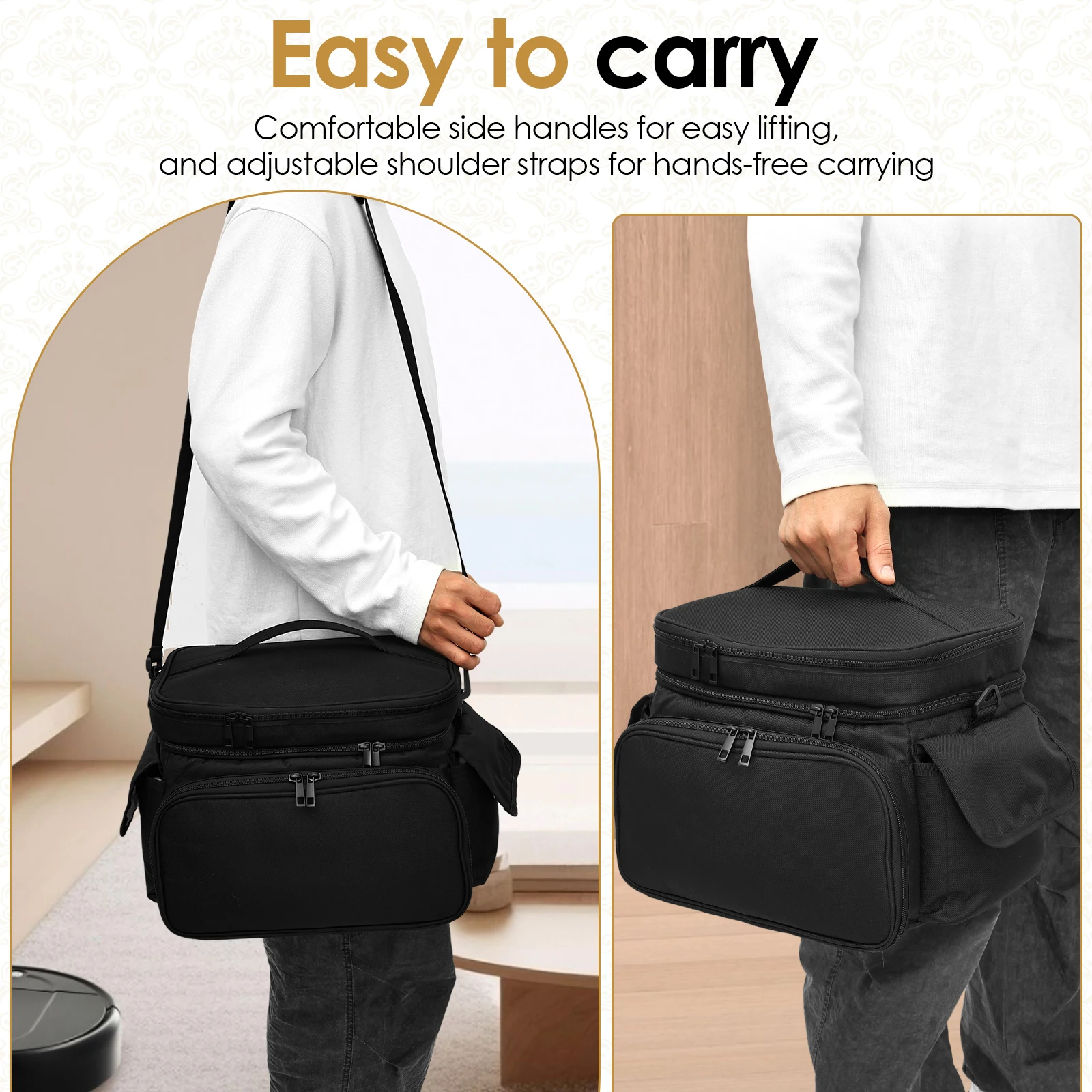 Large Sewing Bag Wool Knitting - Textile Sewing Kit 评论和价格