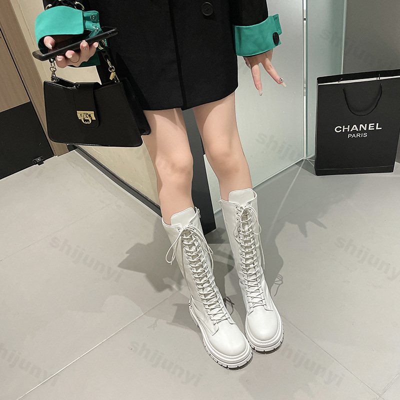 Women Knight's Boots Platform  - Sewing Garment 评论和价格