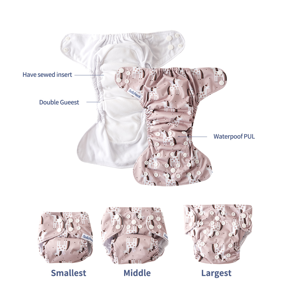 2PCS Waterproof Newborn Baby C - Sewing Recycle 评论和价格