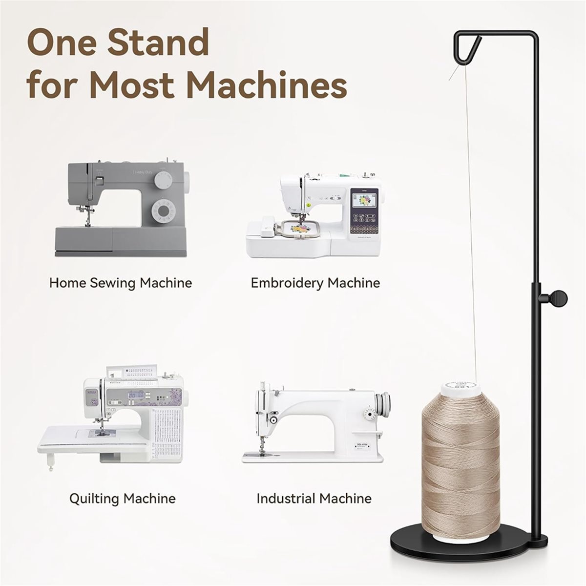 Adjustable Cone Thread Stand S - Serger Thread Cone 评论和价格