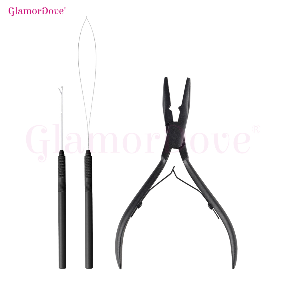 GlamorDove Micro Ring Hair Ext - Needle Threader Tool 评论和价格