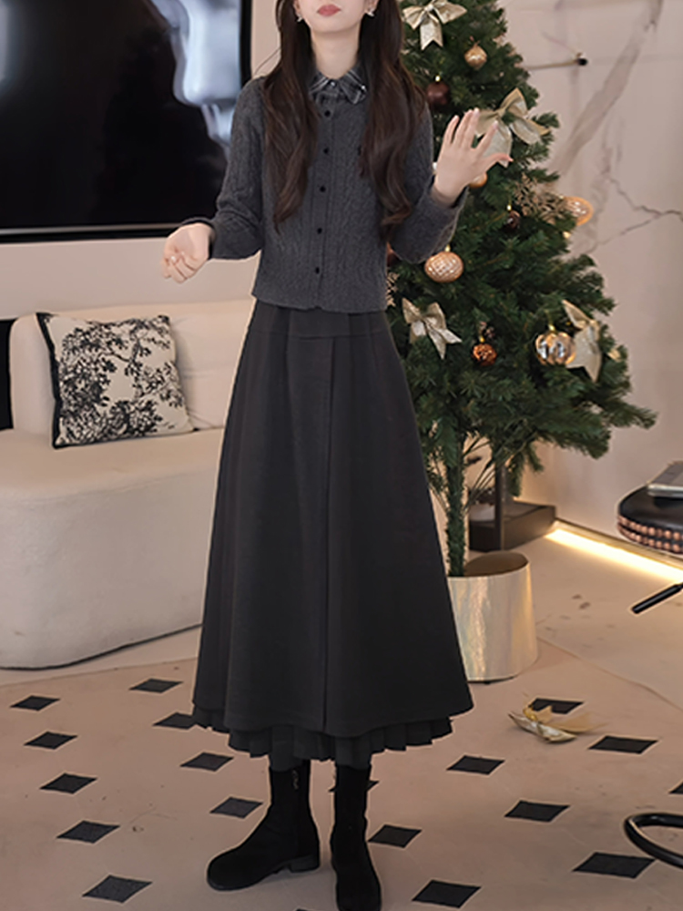 Winter Fashion Women's Knitted - Fabric Weight Set 评论和价格