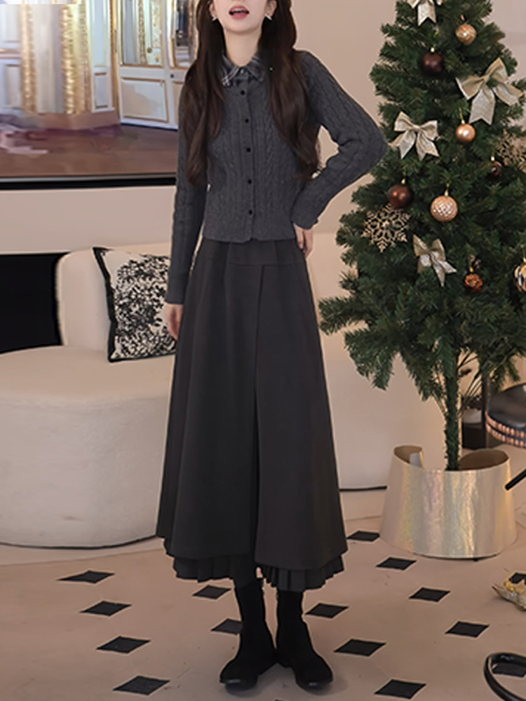 Winter Fashion Women's Knitted - Fabric Weight Set 评论和价格