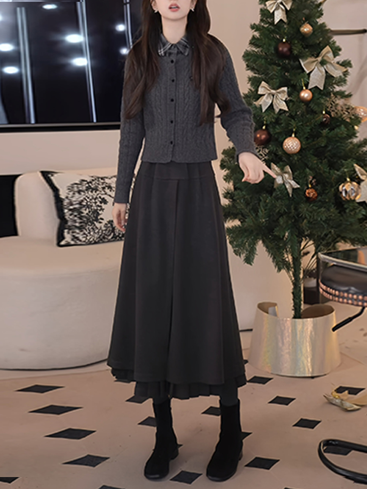 Winter Fashion Women's Knitted - Fabric Weight Set 评论和价格