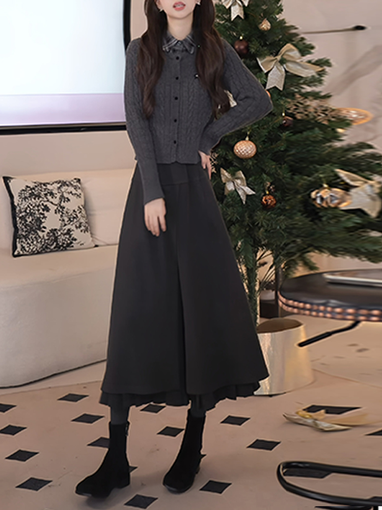 Winter Fashion Women's Knitted - Fabric Weight Set 评论和价格