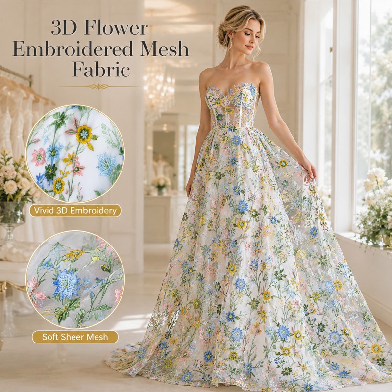 90x130cm Floral Vine Embroider - Textile And Sewing Materials 评论和价格