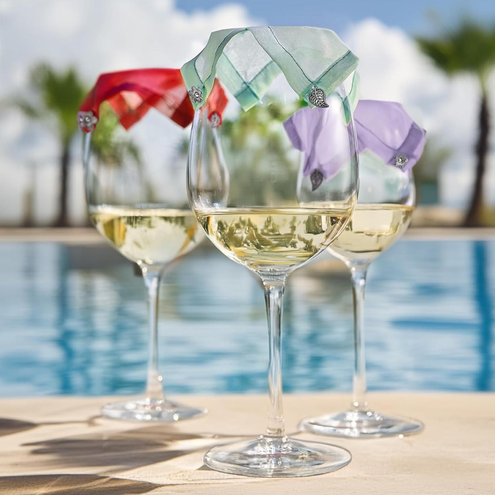 4pcs/set Weighted Wine Covers  - Fabric Weight Set 评论和价格