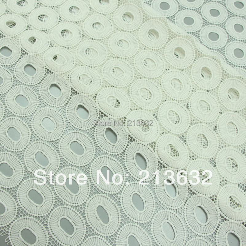 High-End White Fabrics Embroid - Sewing Eyelet Fabric 评论和价格