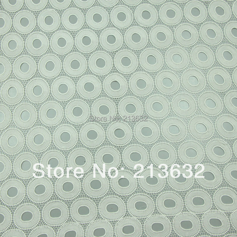 High-End White Fabrics Embroid - Sewing Eyelet Fabric 评论和价格