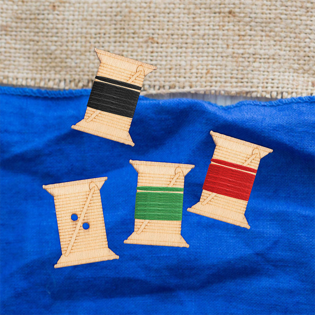 100Pcs Wooden Embroidery Floss - Bobbin Organizer Box 评论和价格