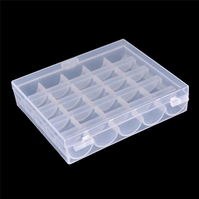 25 Spools Empty Bobbins Case O - Bobbin Organizer Box 评论和价格
