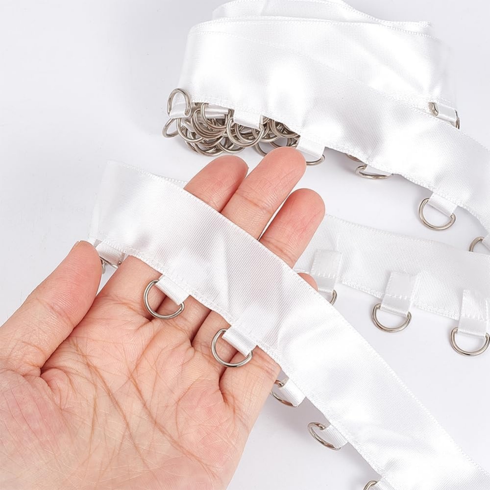 4 Yards White Grommet Trim wit - Sewing Kit 评论和价格