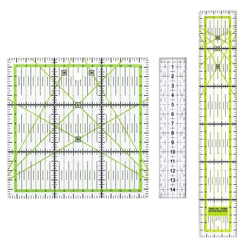 1/2pcs 15cm Quilting Patchwork - Quilting Ruler Square 评论和价格