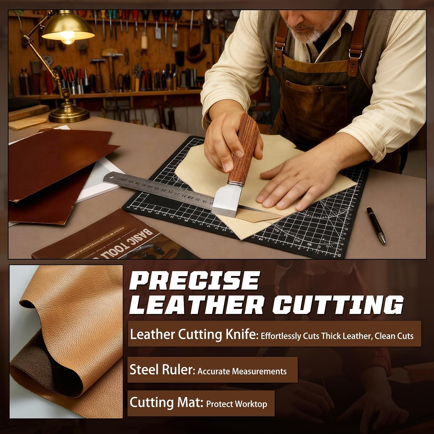 Leather Working Kit, Leather W - Sewing Kit 评论和价格
