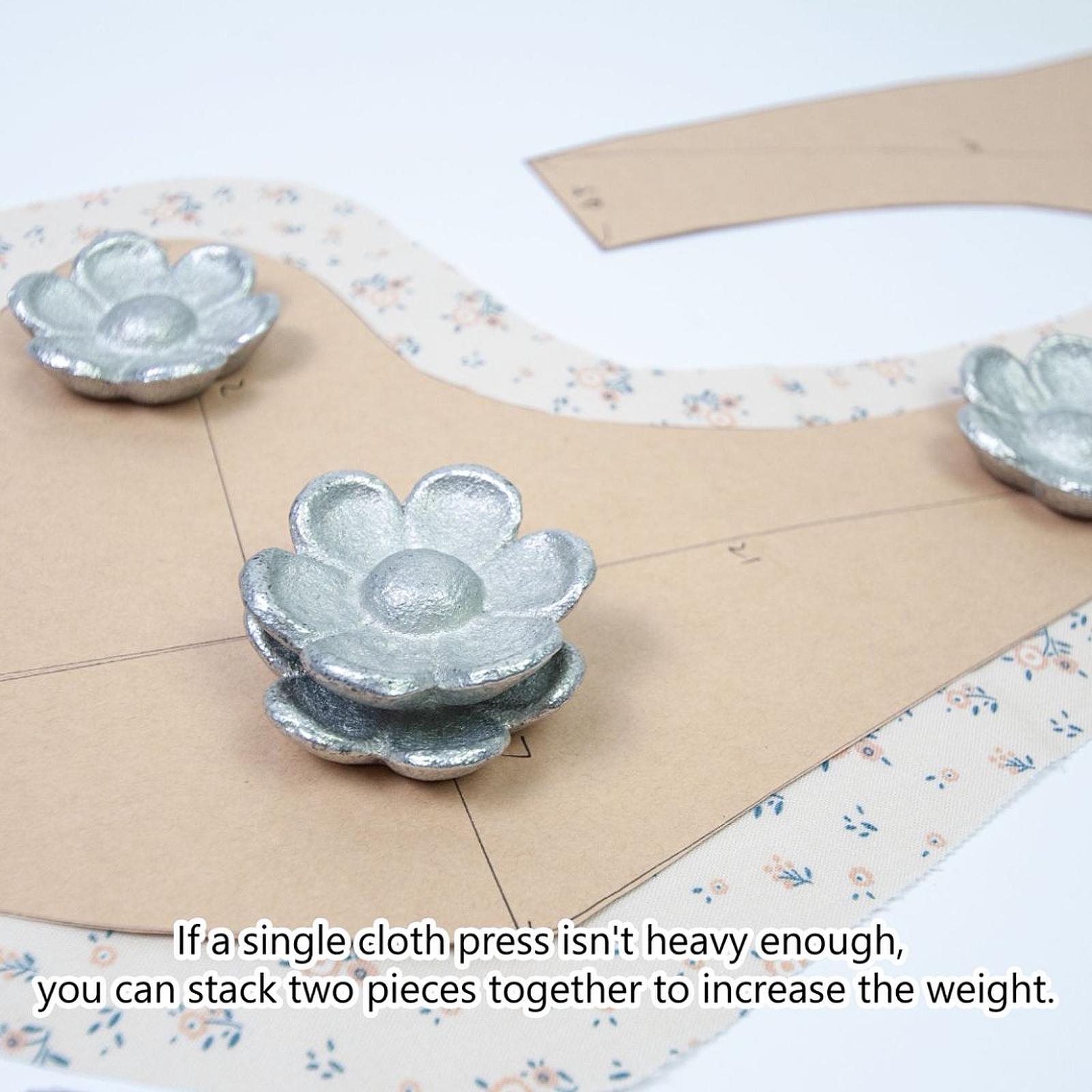 4pcs Iron Pattern Fabric Cutti - Fabric Weight Set 评论和价格