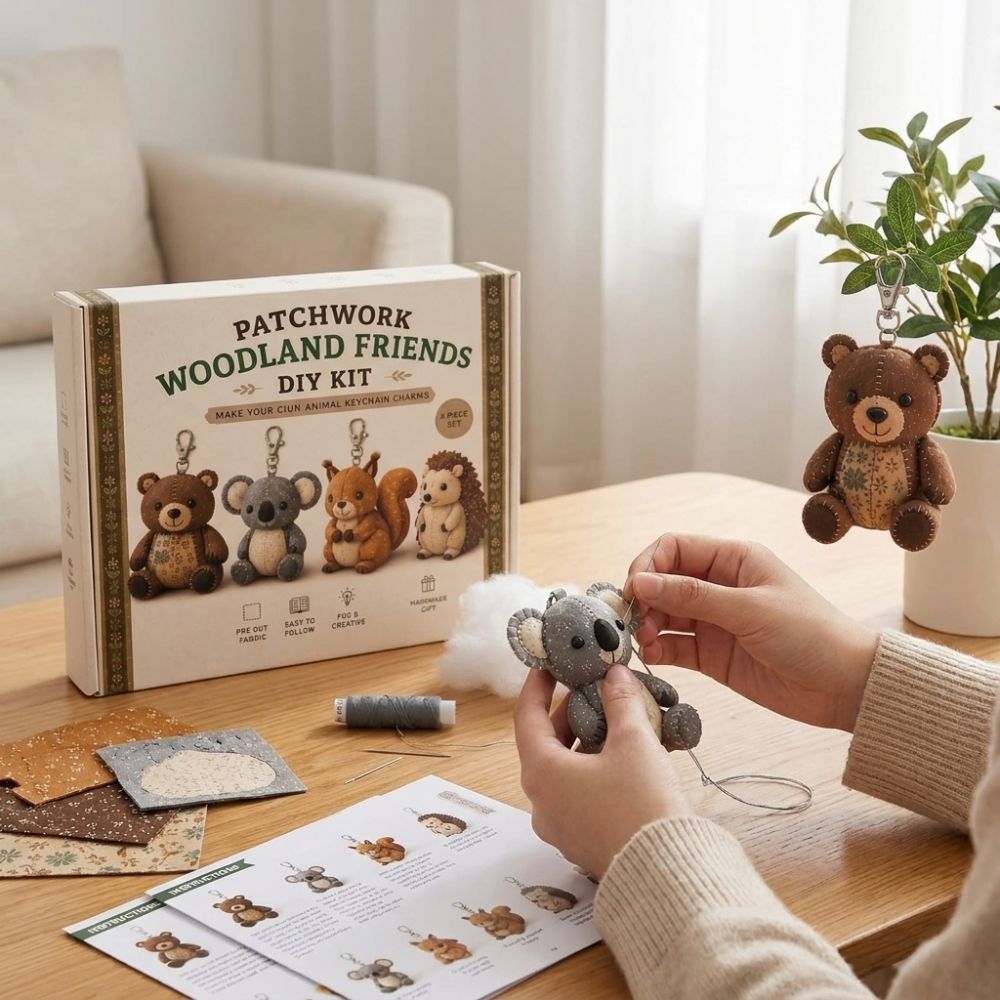 Pre-cut Fabric 3D Felt Sewing  - Textile Sewing Kit 评论和价格
