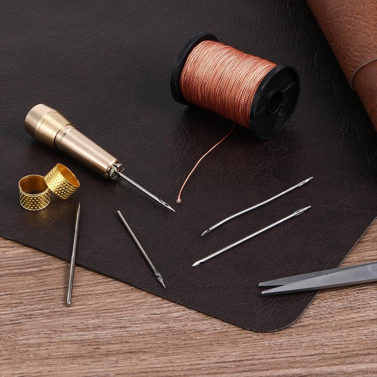 9pcs Leather Sewing Awl Kit wi - Sewing Kit 评论和价格