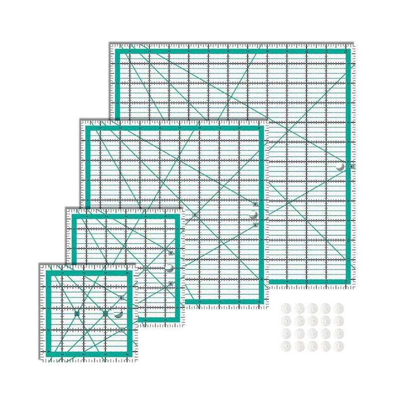 Quilting Rulers,4 Square Quilt - Quilting Ruler Square 评论和价格