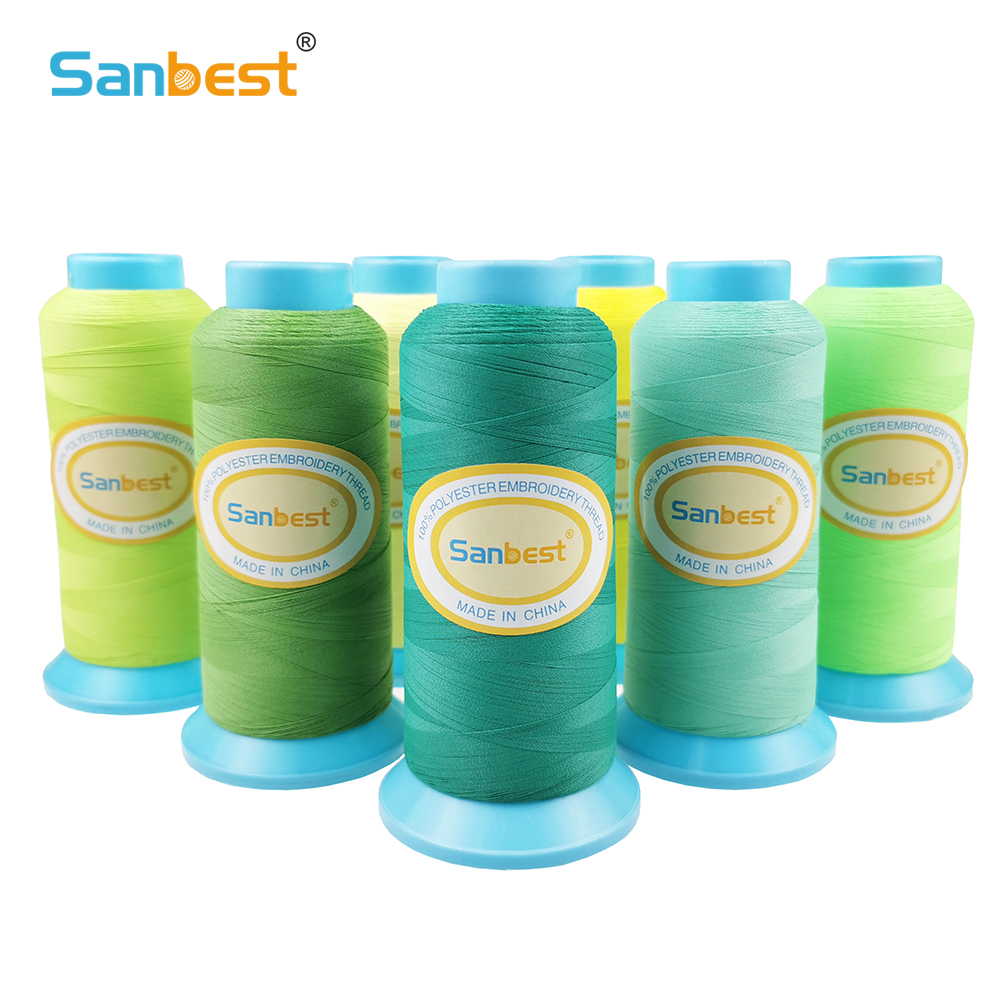 Sanbest Matt Embroidery Thread - Serger Thread Cone 评论和价格